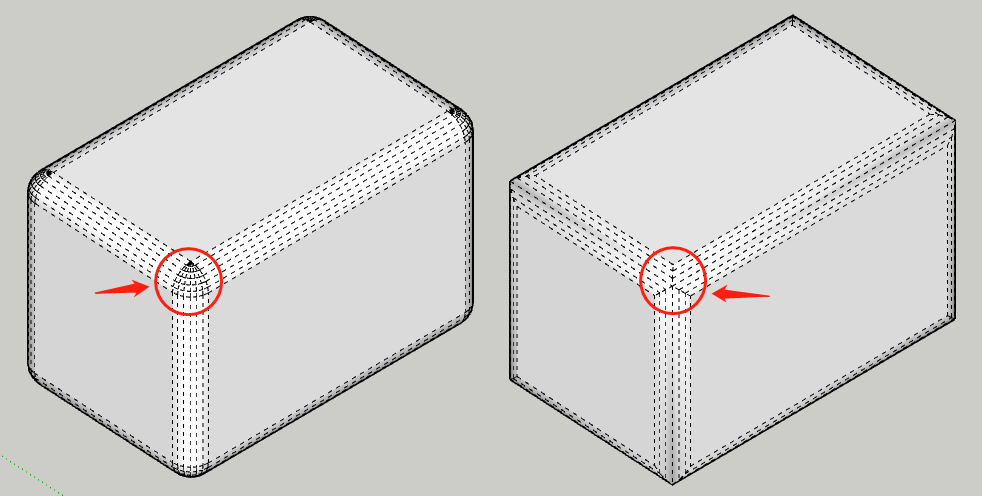 倒角神器体验一下?——sketchup插件分享_马克笔设计留学-站酷zcool