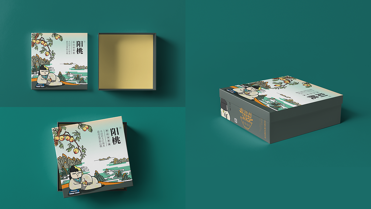 阳山水蜜桃包装（图ZMjYwMzY2MTE2） - 包装 - 站酷设计师Howaaaa原创素材 - 站酷ZCOOL