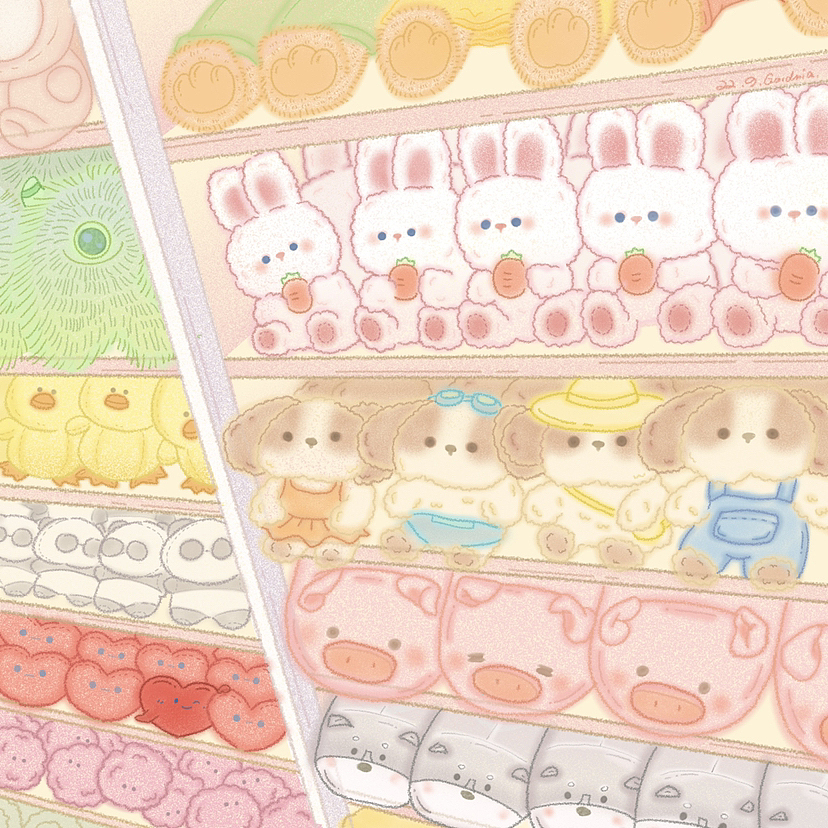 寻找爱心计划（图ZMzE4MjY0Nzgw） - 艺术插画 - 站酷设计师Gardenia栀子原创素材 - 站酷ZCOOL