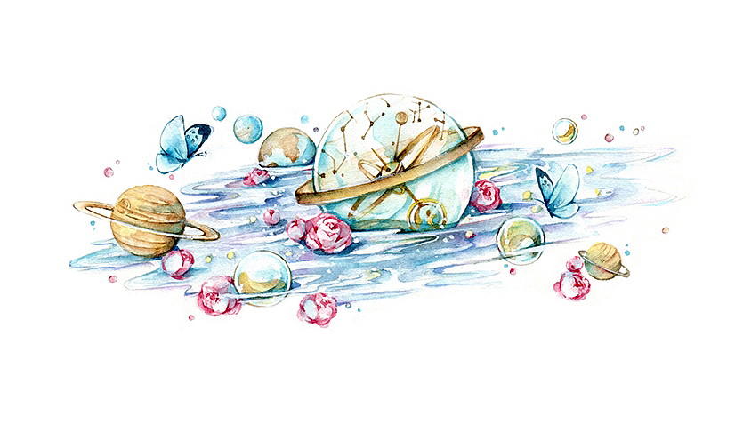 水彩贴纸稿件《定格*2》