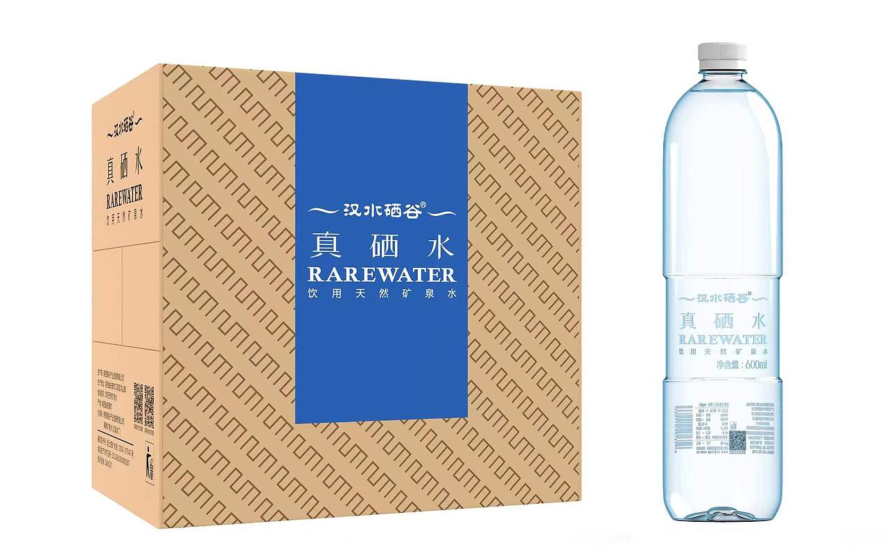 瓶型设计矿泉水瓶型效果图