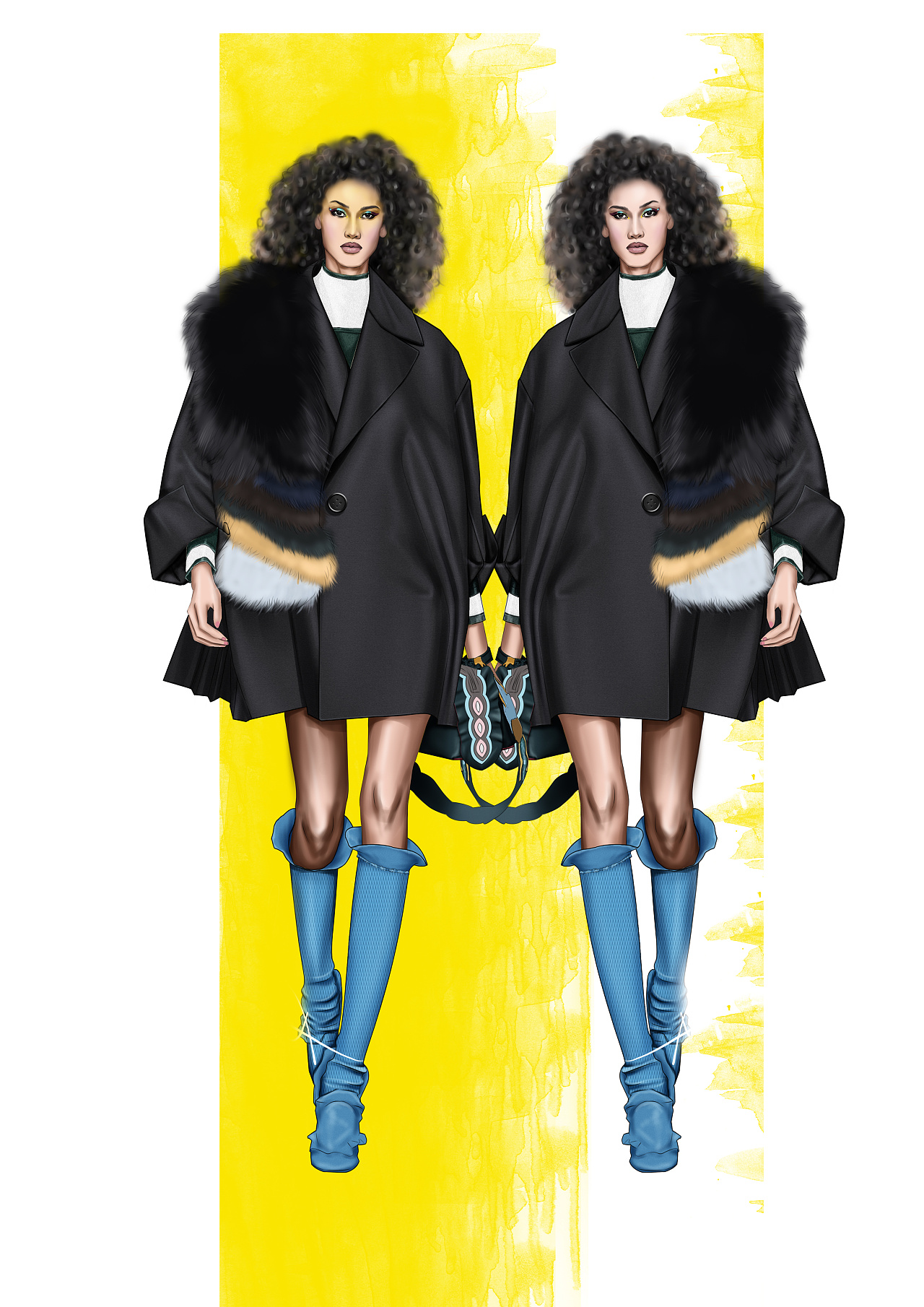 电脑时装绘图|服装|其他服装|林严俊 - 原创作品 - 站酷 (zcool)