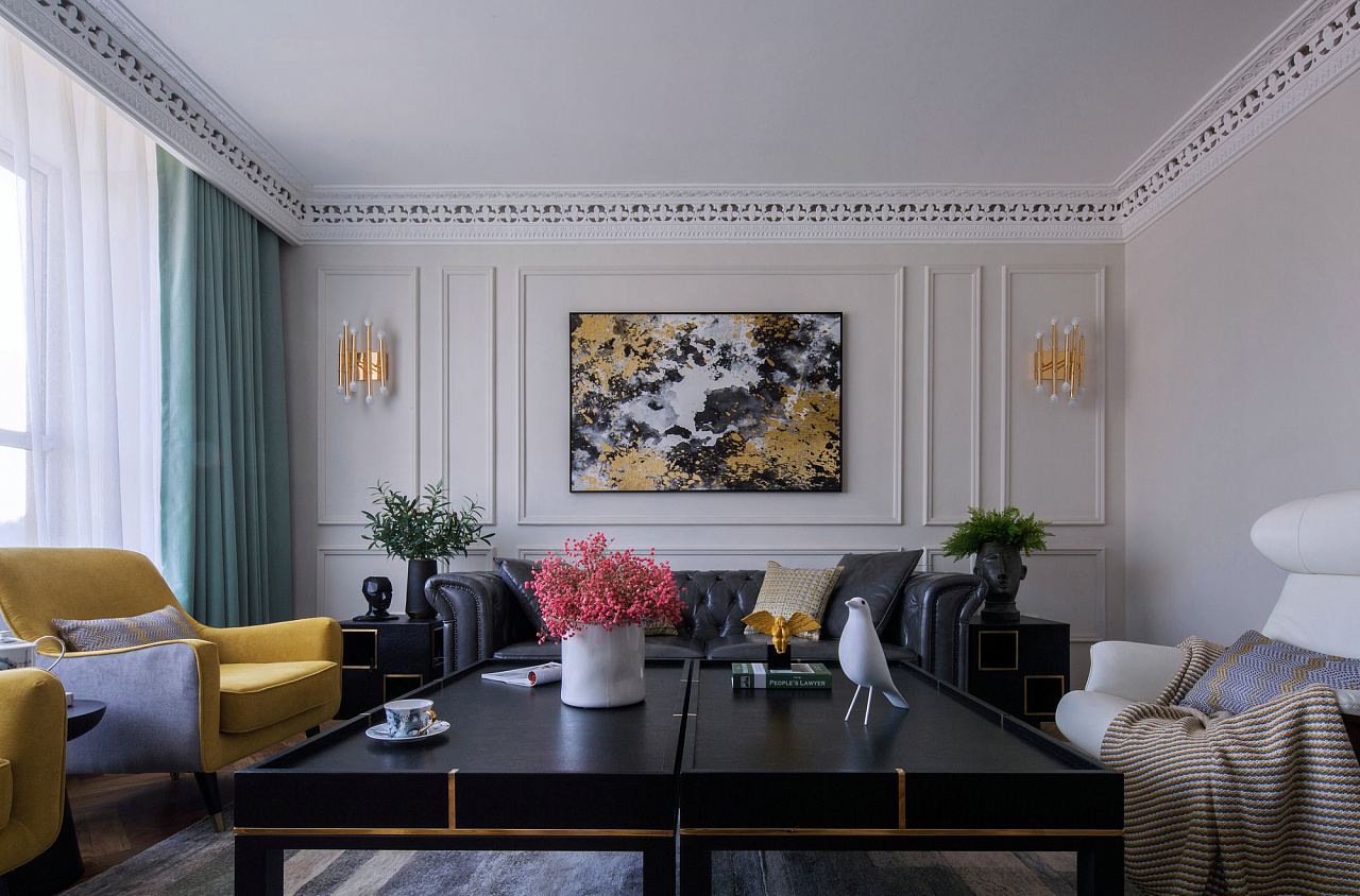 长春方林装饰欧式床头背景墙效果图