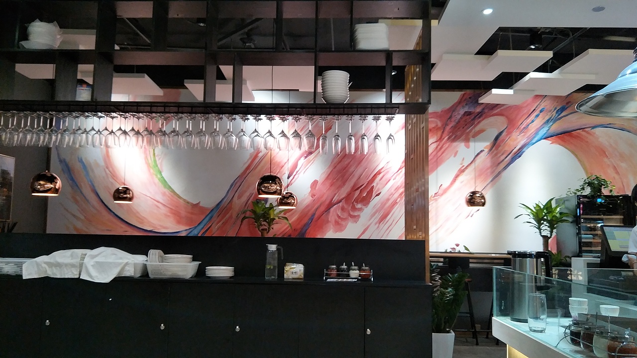 火锅店墙绘，餐饮墙绘，串串店墙绘，成都墙绘（图ZMjQyMjI0MzMy） - 新锐潮流插画 - 站酷设计师新农村墙绘原创素材 - 站酷ZCOOL