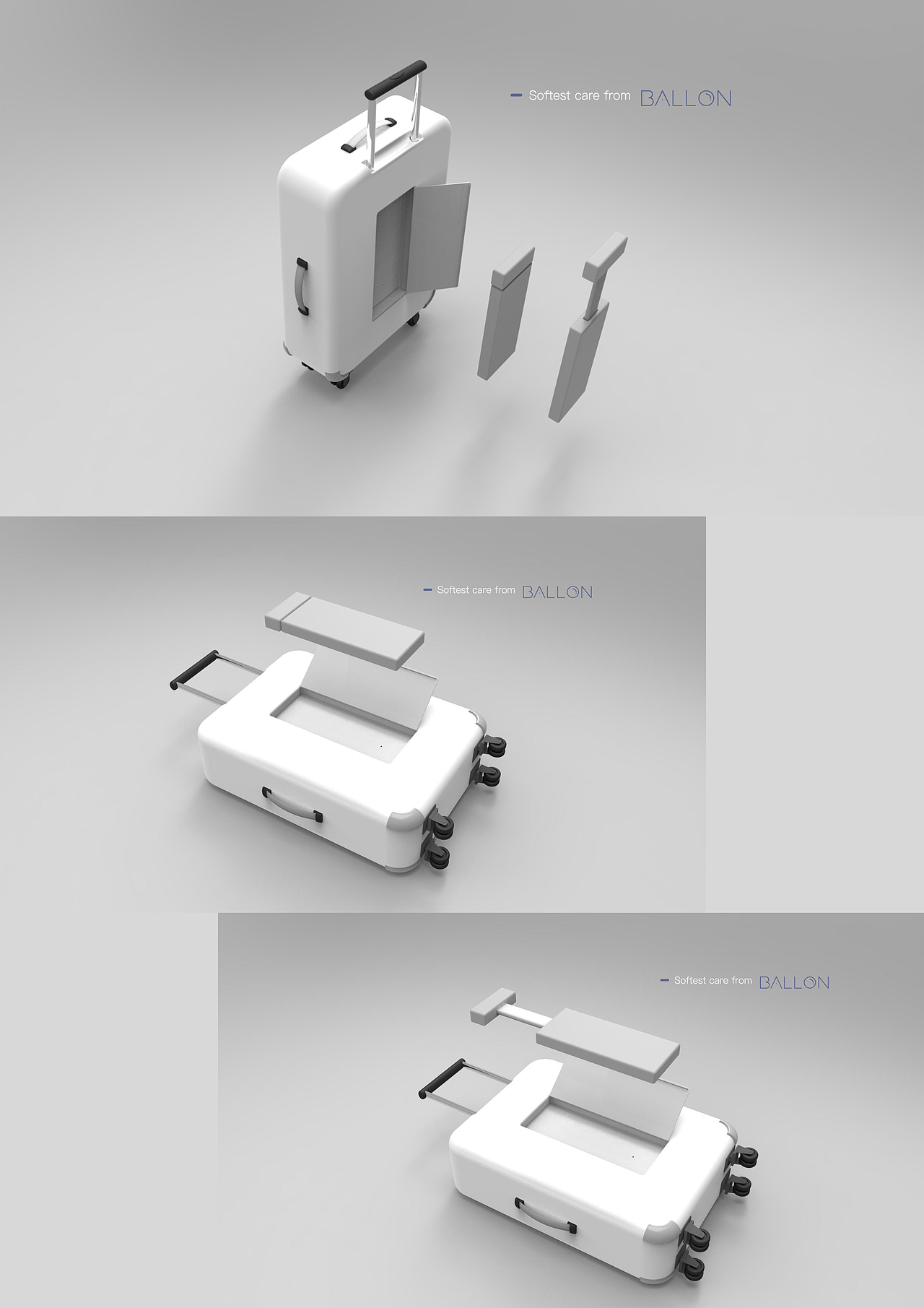 BALLON气囊行李箱设计（图ZNDg2Nzg2NTY=） - 生活用品 - 站酷设计师盐下太多了原创素材 - 站酷ZCOOL