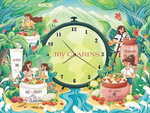 「寻找天然好食肌」my CLARINS海报设计大赛