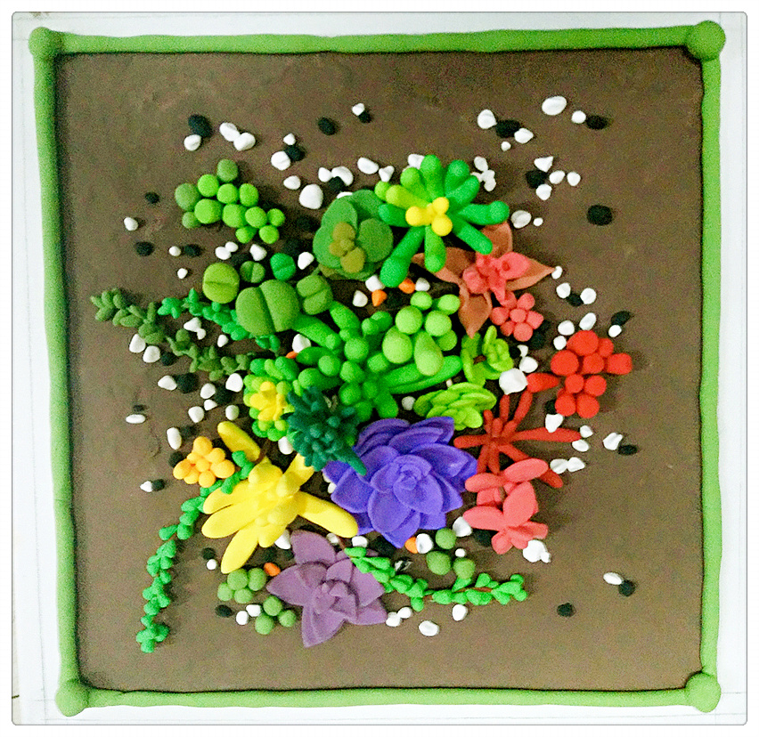 超轻黏土多肉植物