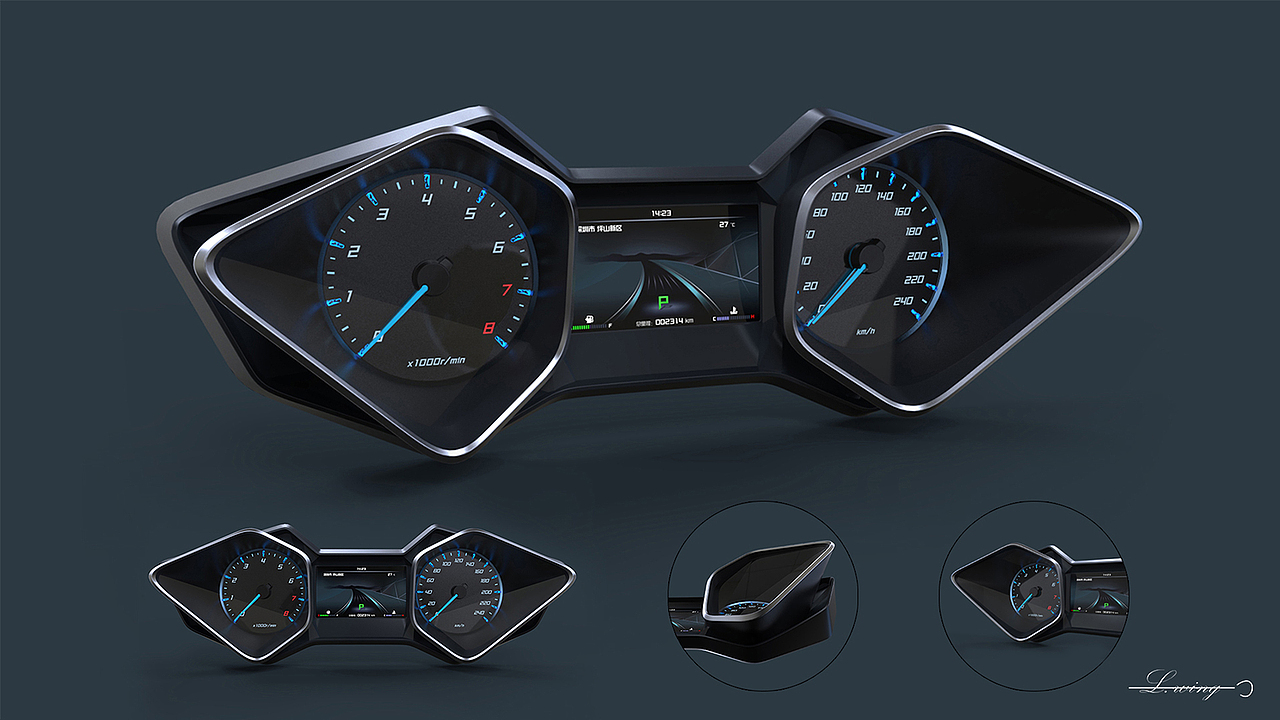 汽车仪表造型设计（图ZODc0Mjk1NTI=） - 交通工具 - 站酷设计师南宫朔丶原创素材 - 站酷ZCOOL