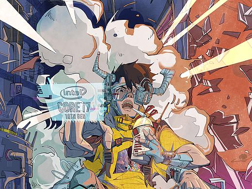 為游戲而生【商稿】（個(gè)人主頁-ZNDU5MDY0NTY=） - 商業(yè)插畫 - 站酷設(shè)計(jì)師葛大芃向你打招呼原創(chuàng)素材 - 站酷ZCOOL