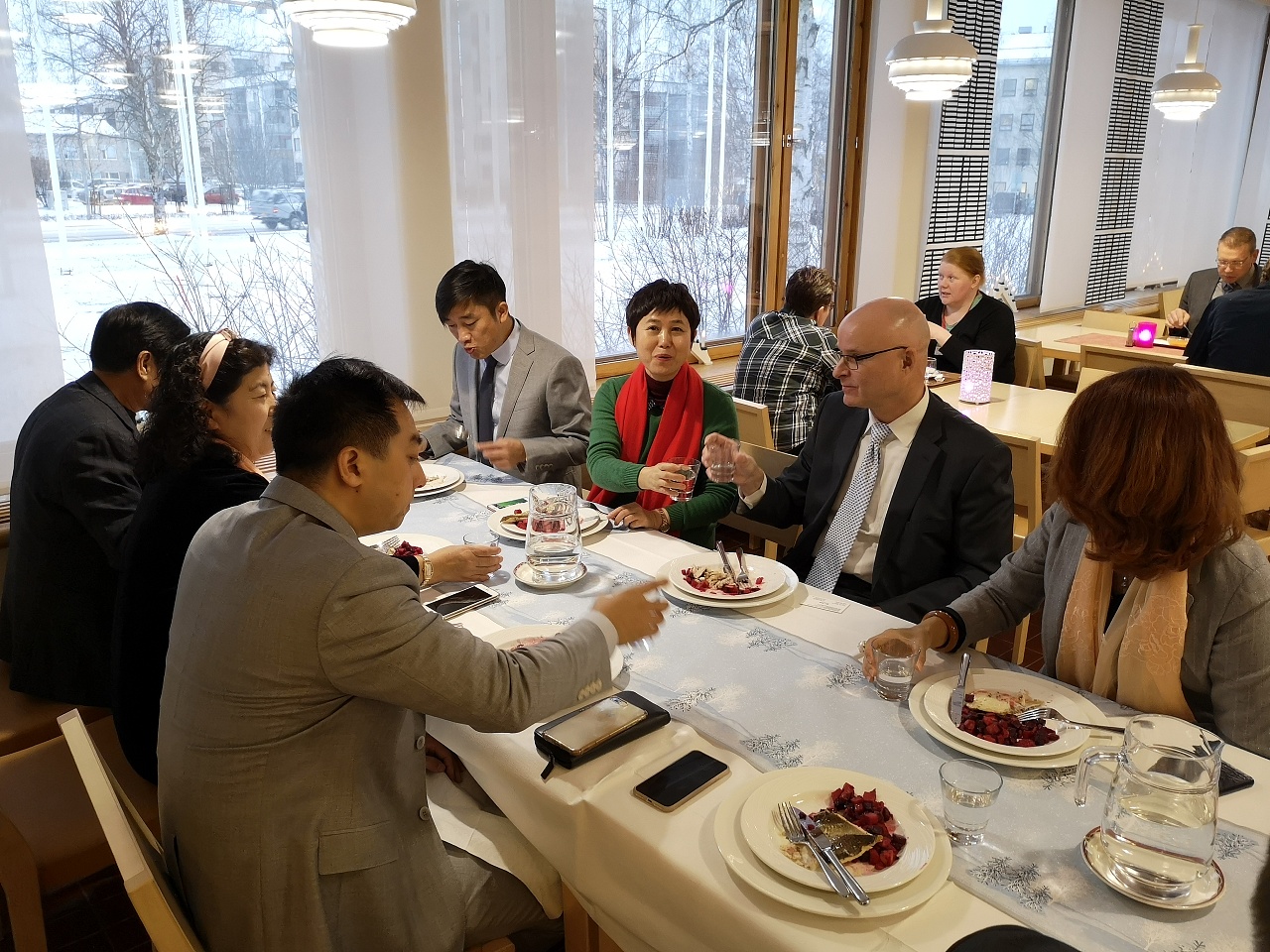 云银集团董事长 外宾晚宴