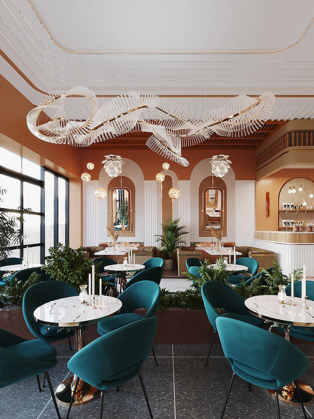 简餐厅设计|最美的时光（图ZMjc1MDAwODky） - 酒店餐饮设计 - 站酷设计师白甜啊原创素材 - 站酷ZCOOL