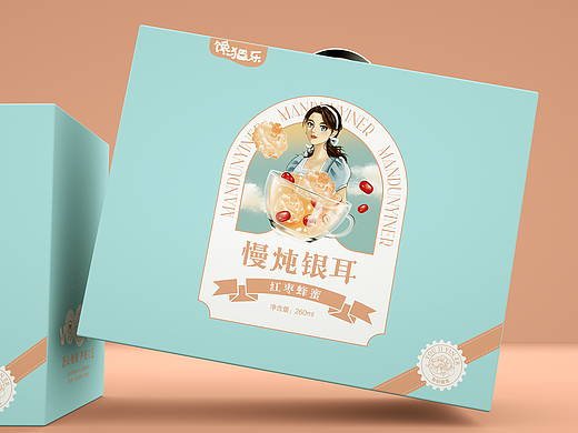 馋猫乐--银耳饮品包装设计