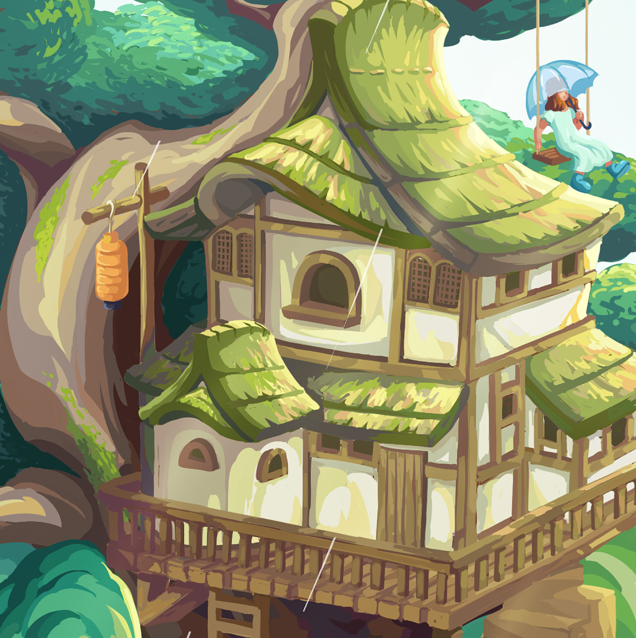 节气动态插画盘点（一）清明 谷雨 芒种