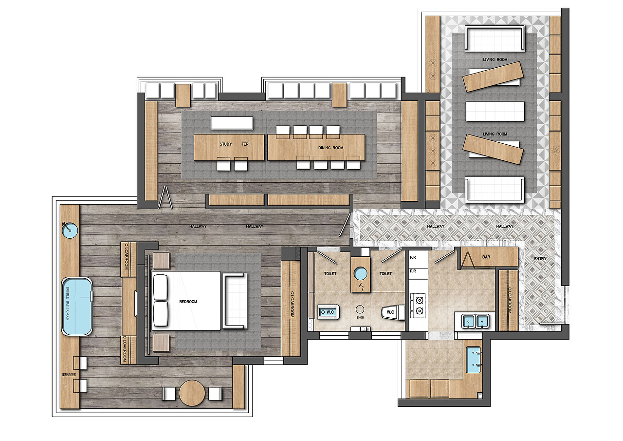 CC至尊版彩平图作品集