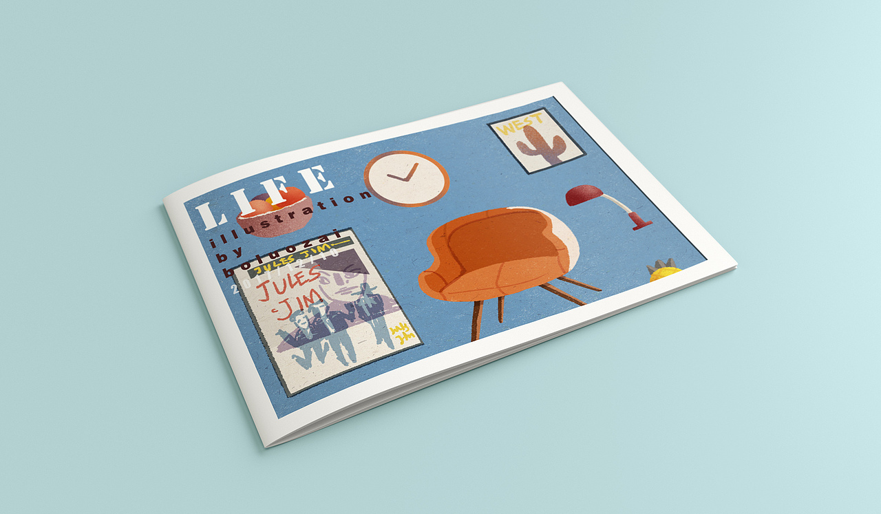 #2017插画作品集#再见2017，2018你好（图ZMTAxNDAxNzI0） - 商业插画 - 站酷设计师菠萝油条虾原创素材 - 站酷ZCOOL