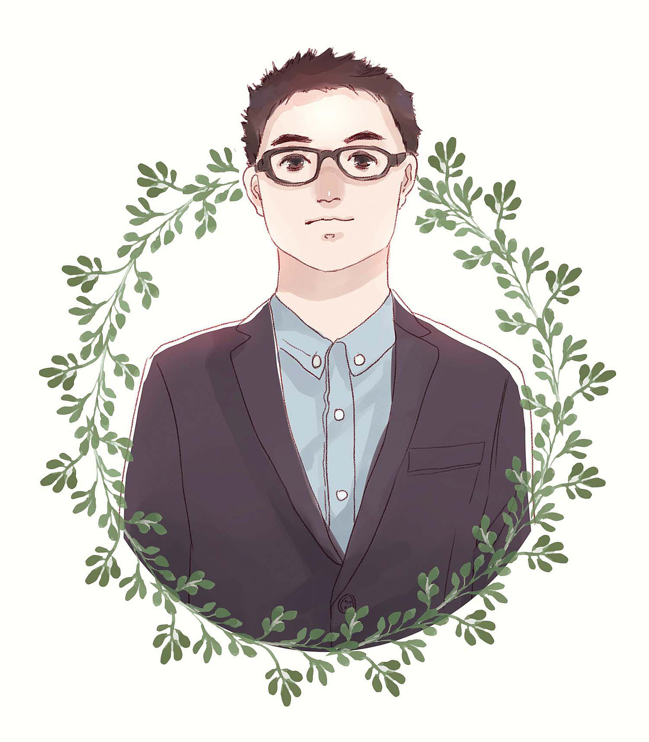 公司年会纪念品：数码绘人像52张及大合照（图ZNjkxMDE5MTI=） - 单幅漫画 - 站酷设计师井宿JIN原创素材 - 站酷ZCOOL