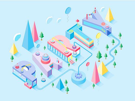 2018作品集-2.5D插画