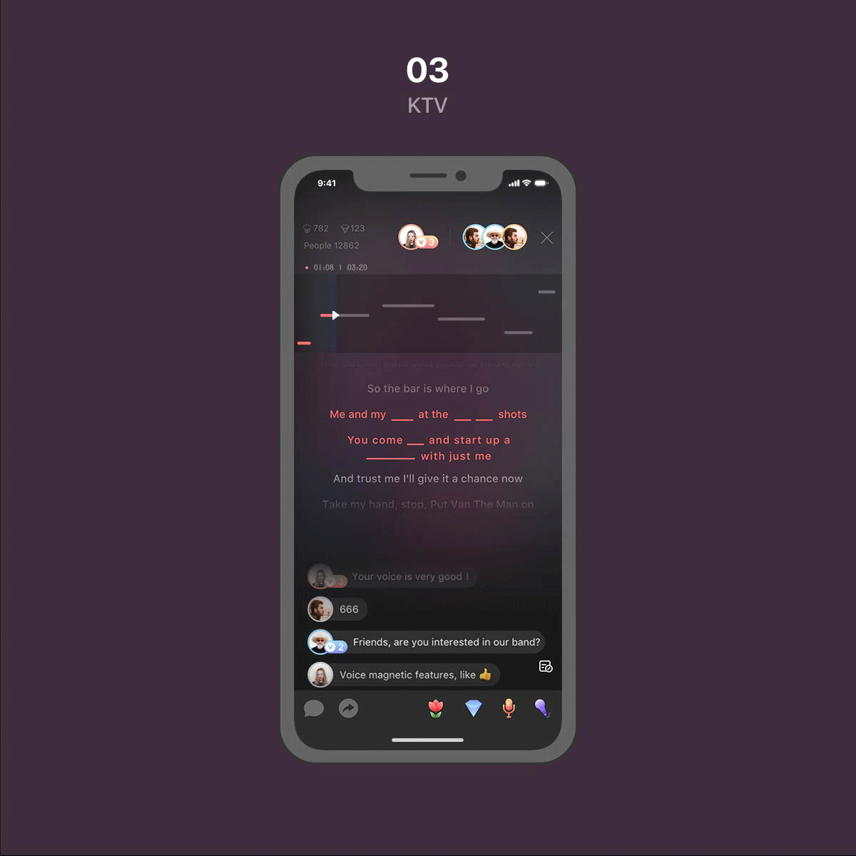 Line Music APP Design（图ZMTAzMDg2NjYw） - APP界面 - 站酷设计师MM_陈哈文原创素材 - 站酷ZCOOL