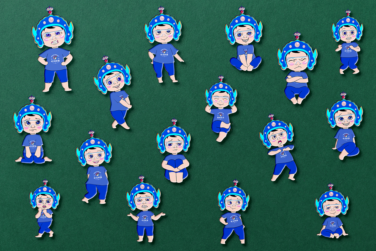 河南方言文化创意产品设计-赛博朋克