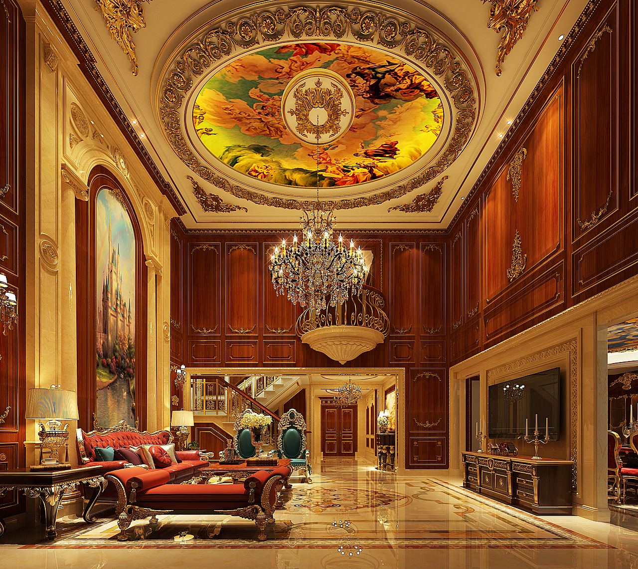 恒大照母山御景半島獨(dú)棟（圖ZMTUxNTIxMjgw） - 家裝設(shè)計(jì) - 站酷設(shè)計(jì)師品界國(guó)際裝飾原創(chuàng)素材 - 站酷ZCOOL