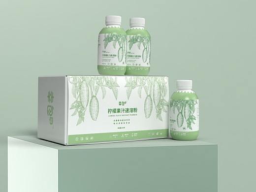 包装设计 | 柠檬果汁速溶粉