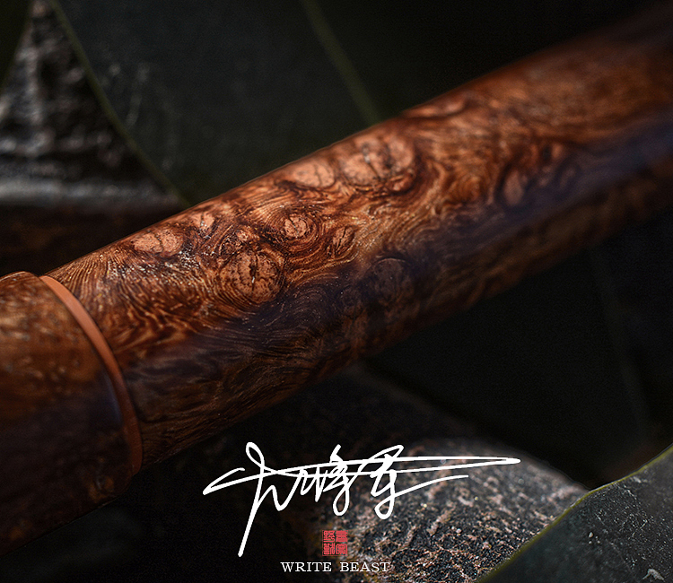 大将军|Amboyna树瘤|野兽手工钢笔（图ZMTg5MzkwNTY4） - 其他手工艺 - 站酷设计师兽工君原创素材 - 站酷ZCOOL