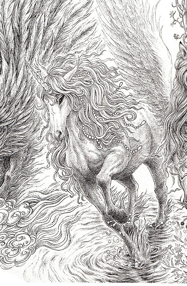 《天马行空图》傅淳强手绘作品(图ZMTE5OTMzMzY0) - 绘画 - 站酷设计师傅淳强画者之旅原创素材 - 站酷ZCOOL