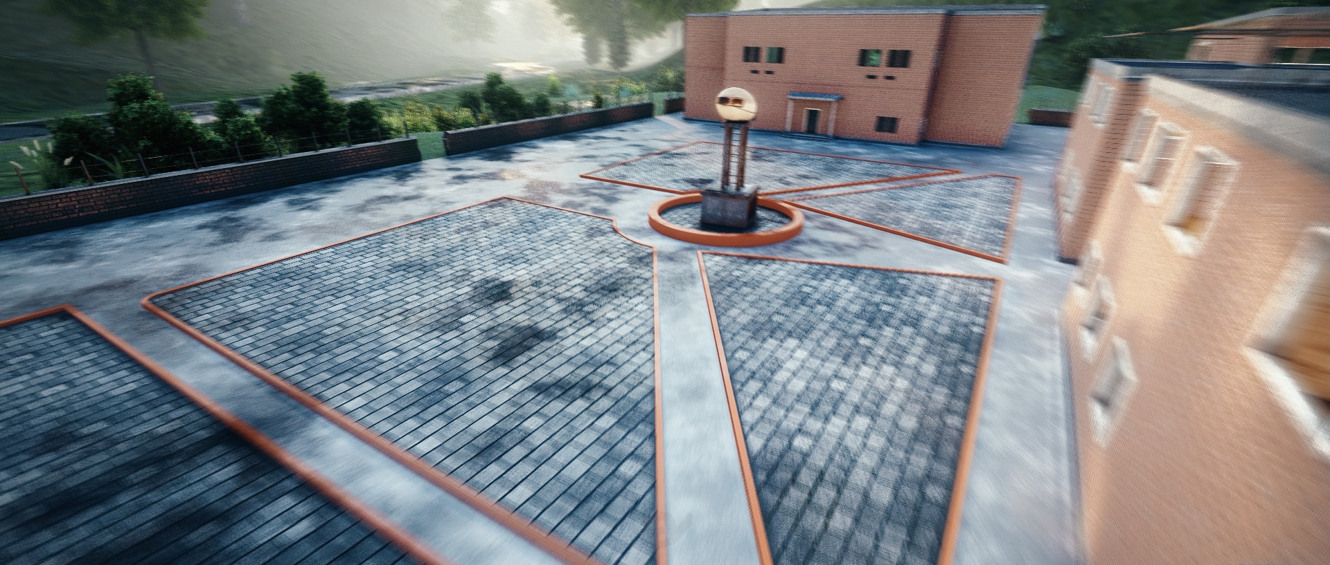 原创场景 和平精英-学校