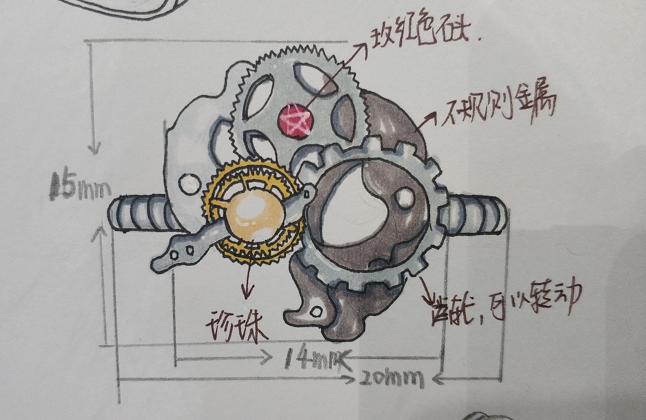 方案二戒指草图