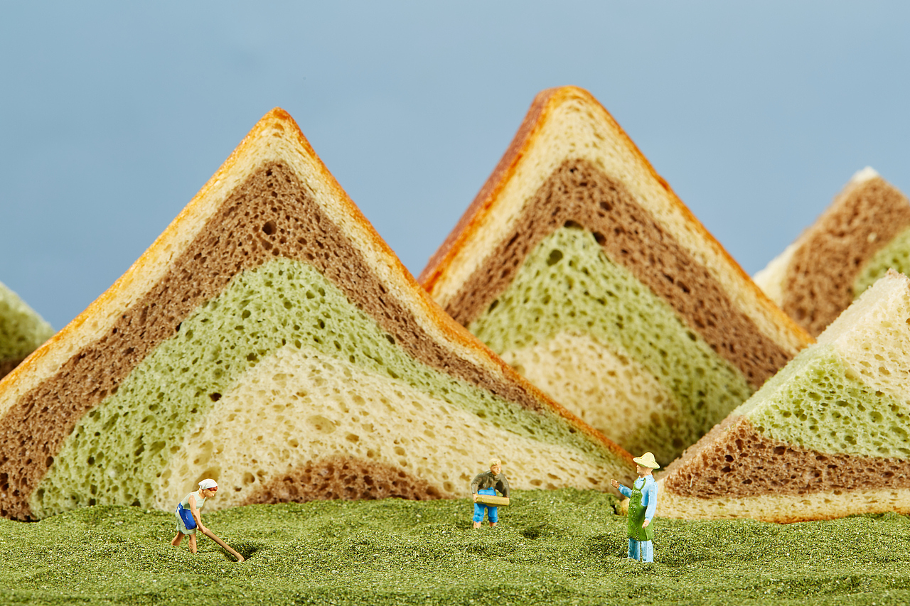 吐司微观小人拍摄（图ZMjczMTQzNTU2） - 美食摄影 - 站酷设计师Penrose原创素材 - 站酷ZCOOL