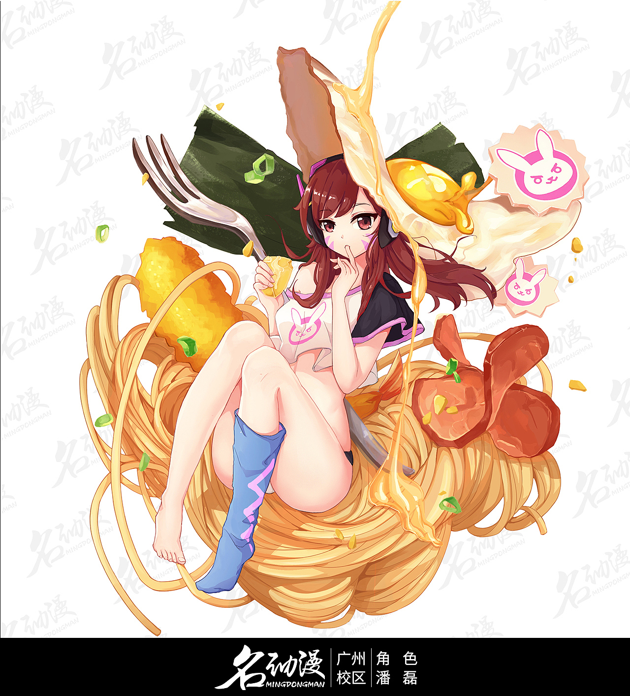 动漫美食人物设计2