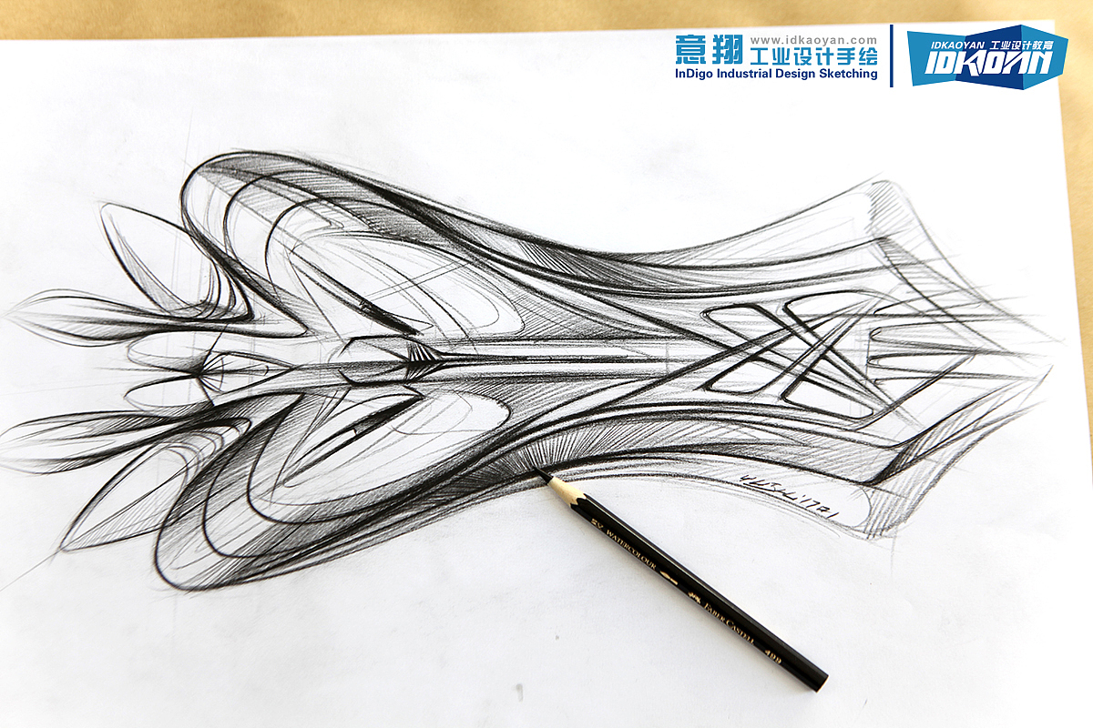意翔设计艺术中心 意翔工业设计手绘 线稿作品