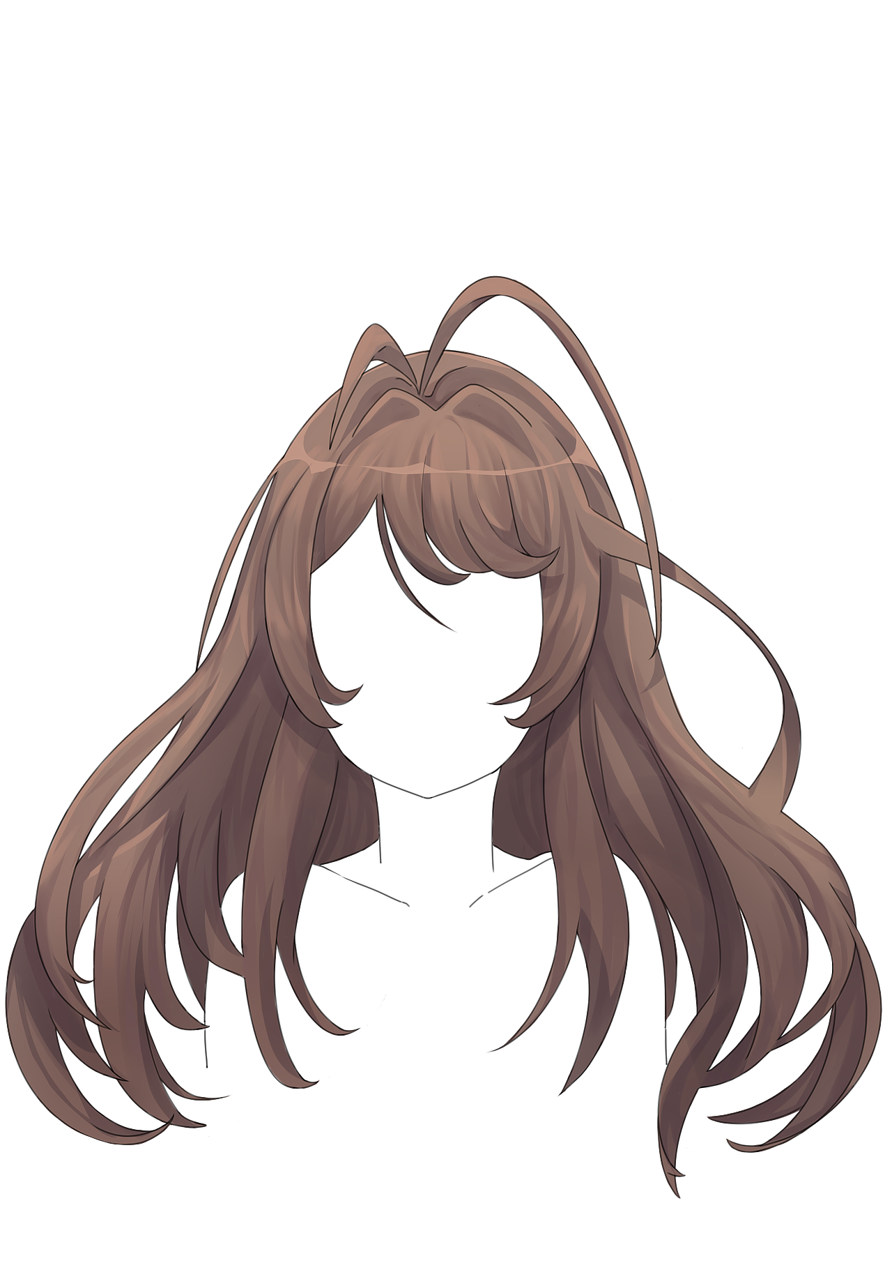 二次元萌妹发型上色（图ZMTMzNDk5NjM2） - 创作习作 - 站酷设计师广州易CG原创素材 - 站酷ZCOOL