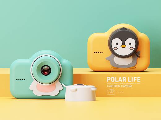 极地物种卡通相机