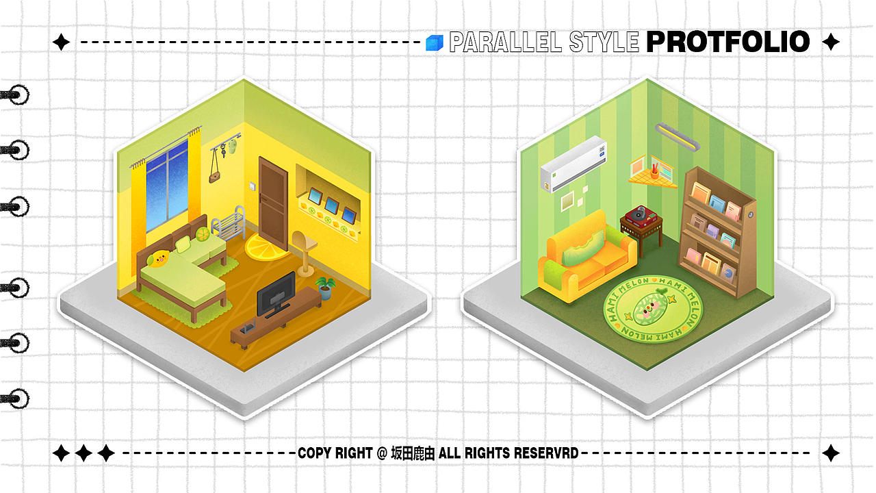 2021年度作品集（图ZMjgyNzQ0NTAw） - 艺术插画 - 站酷设计师坂田鹿由原创素材 - 站酷ZCOOL