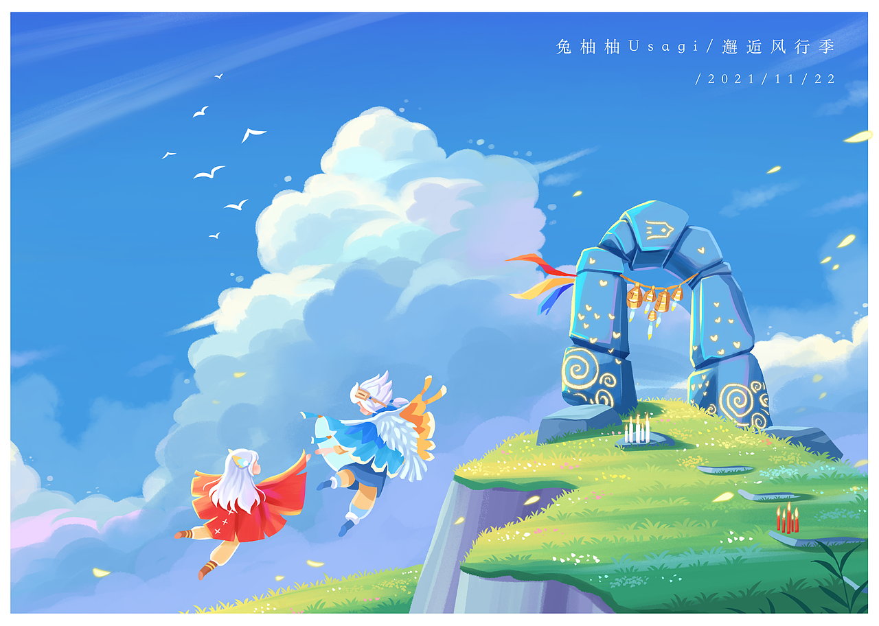 2021插画年终总结(图ZMjgzMzEwMjM2) - 商业插画 - 站酷设计师兔柚柚_Usagi原创素材 - 站酷ZCOOL