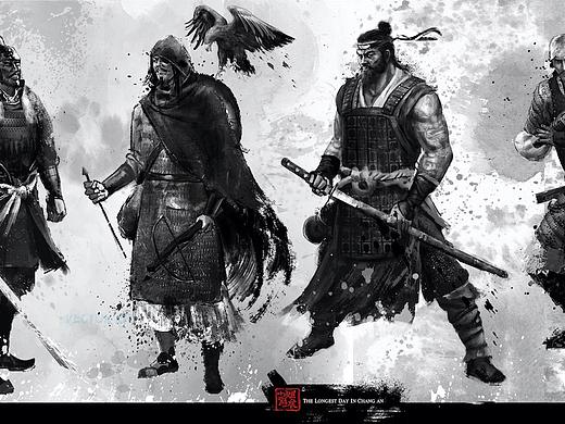 长安十二时辰武将概念草图