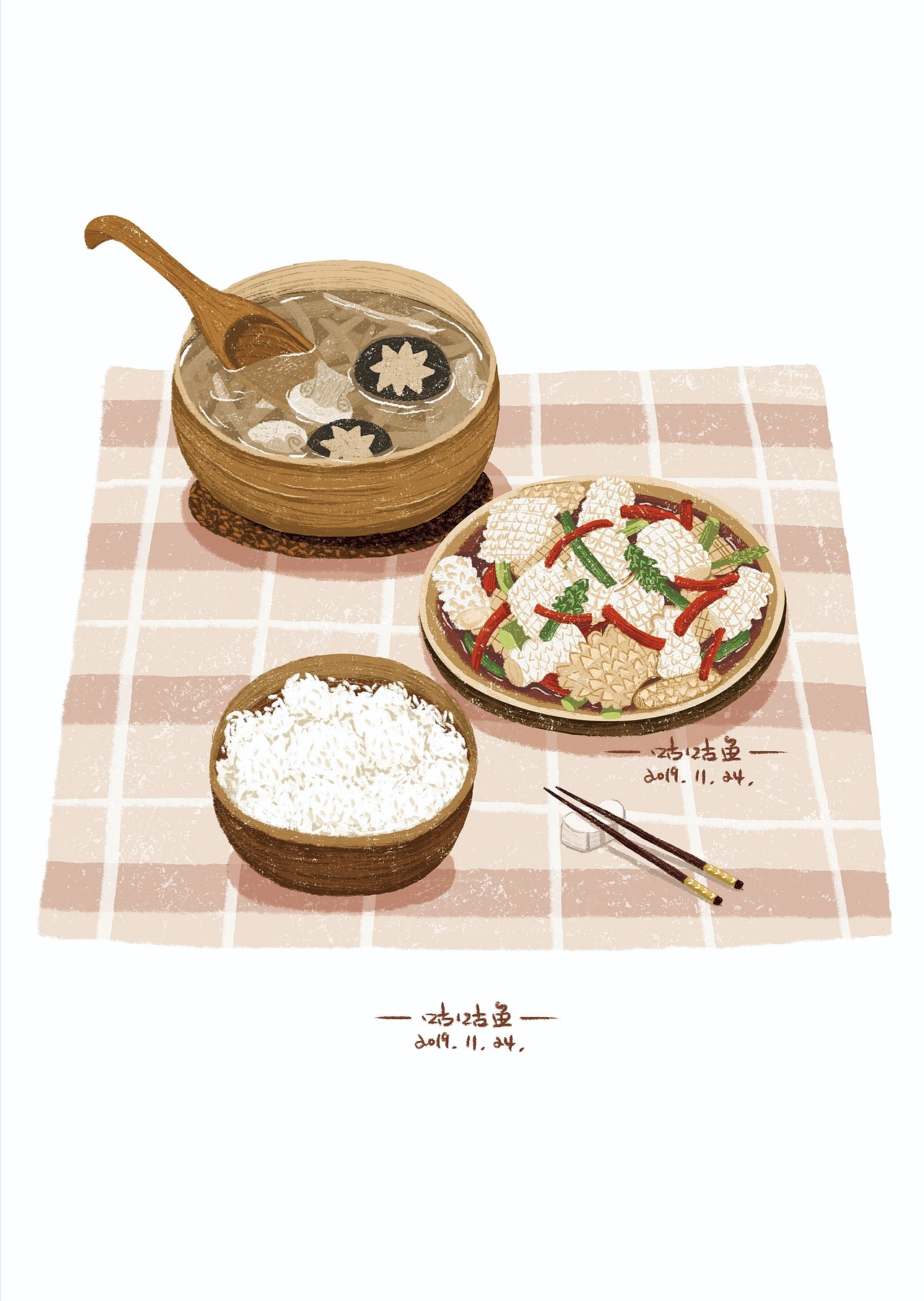 饭食篇-小鱿鱼卷