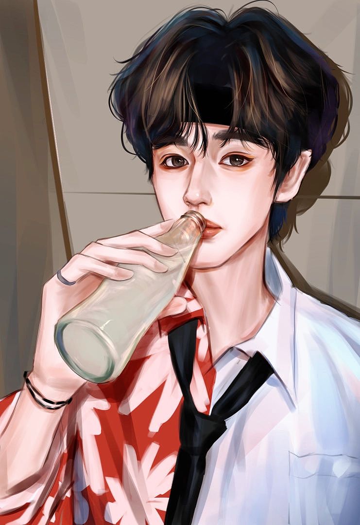 这么帅 是谁呢 想认识认识