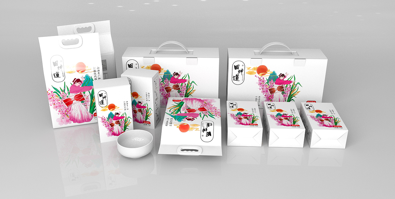 东北大米包装设计（图ZMjE2MDkyNTE2） - 包装 - 站酷设计师小P湿妹原创素材 - 站酷ZCOOL