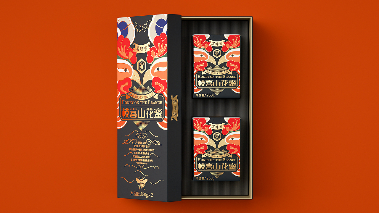 “枝喜山花蜜”包装设计解决方案