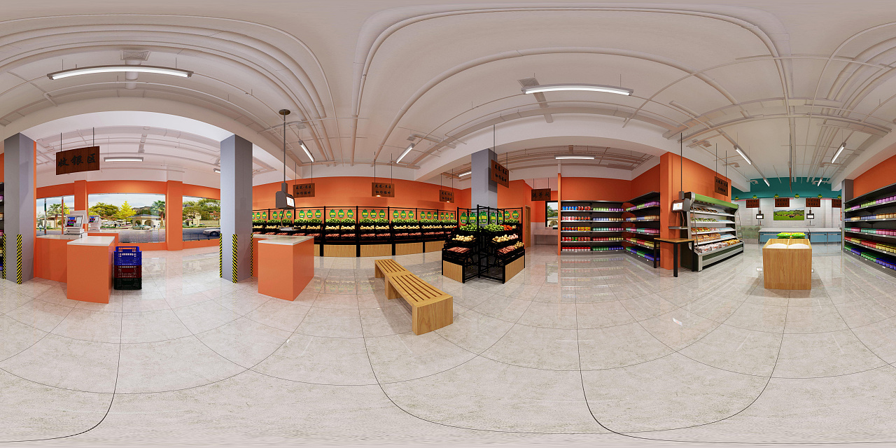 水果店效果图