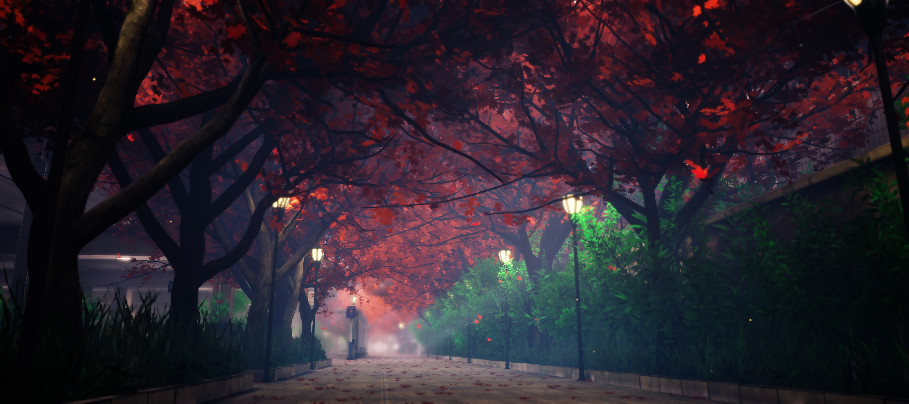 ue4动漫风格街景