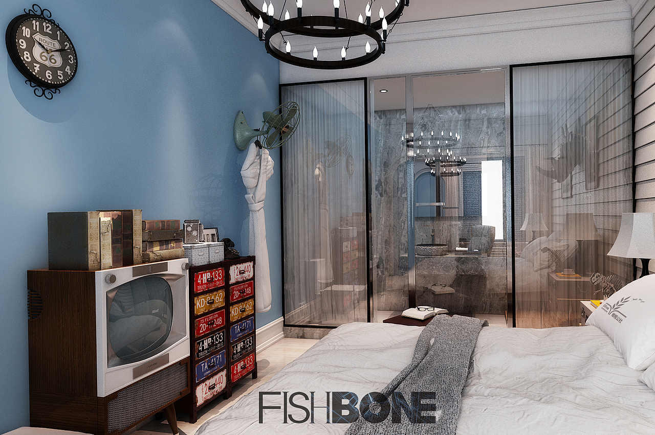 鱼骨设计-橄榄公社1966文创酒店