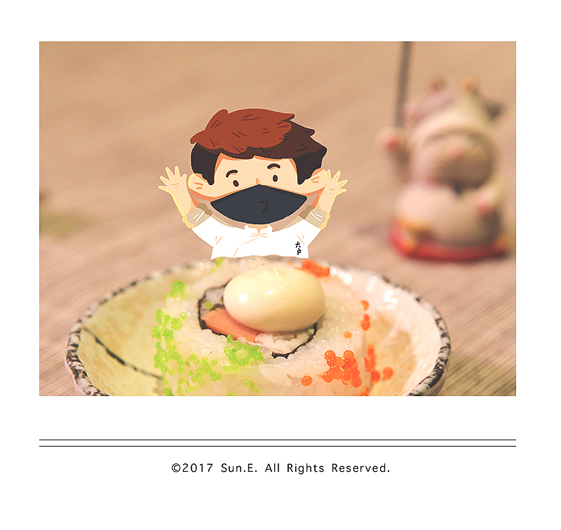实物手绘|寿司小弟（图ZOTIyNTcyNjQ=） - 商业插画 - 站酷设计师_啊包_原创素材 - 站酷ZCOOL