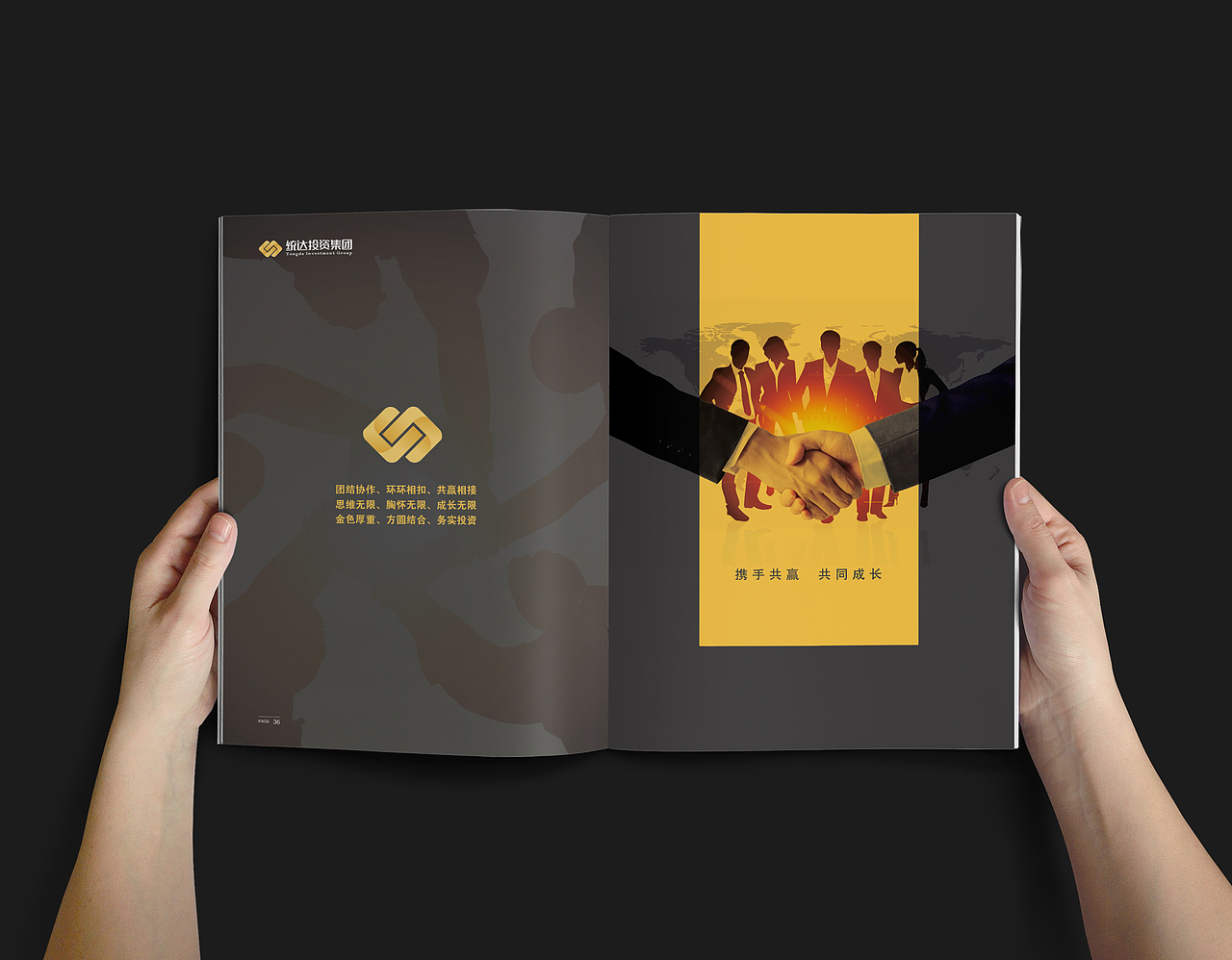 统达投资集团画册（图ZMTM3MjA0ODIw） - 书籍/画册 - 站酷设计师近墨者原创素材 - 站酷ZCOOL