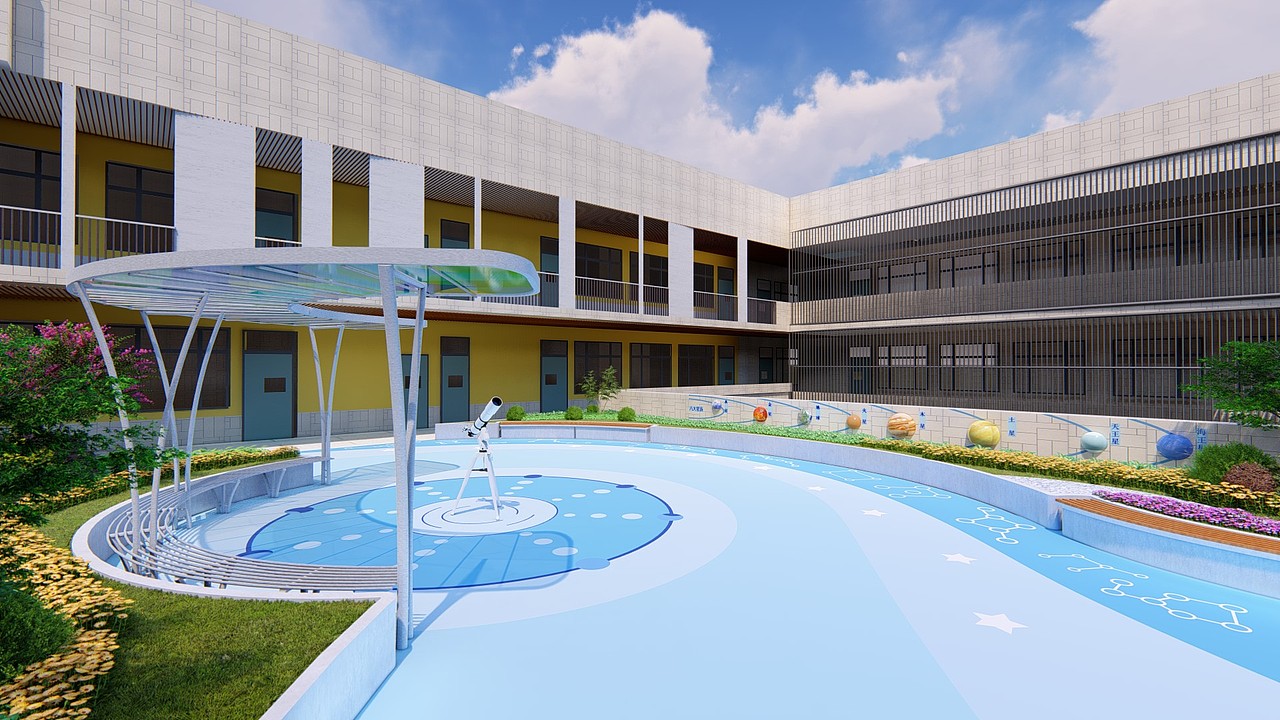 校园景观露台（观星台）设计（图ZMjM1MTEzMzc2） - 景观设计 - 站酷设计师从未停下脚步原创素材 - 站酷ZCOOL