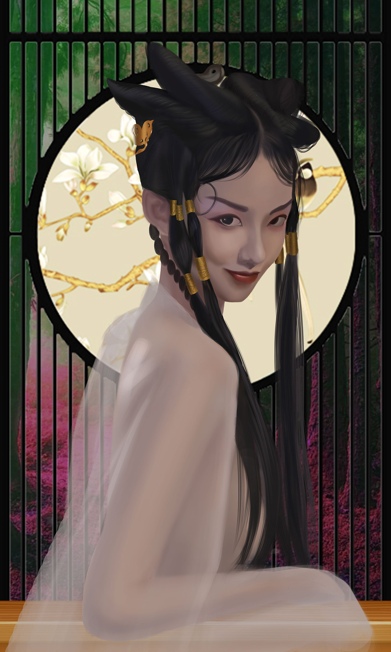 北川小姐姐蜘蛛精初学厚涂好看的小姐姐