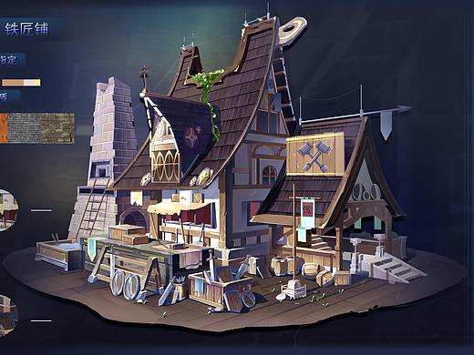 习作 铁匠铺（个人主页-ZNDcwOTk1NjA=） - 场景 - 站酷设计师红白巫女桑原创素材 - 站酷ZCOOL