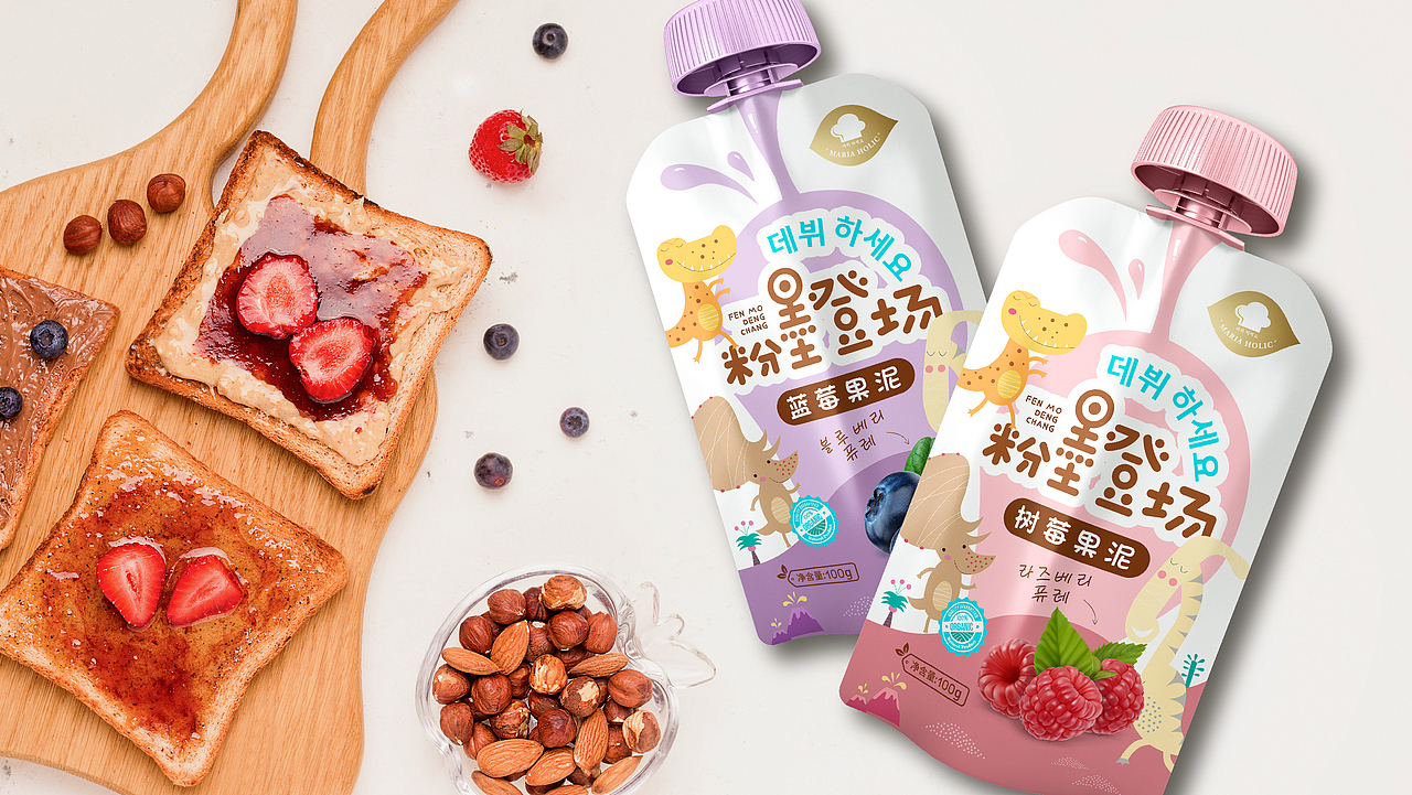 Maria Holic嬰兒果泥系列包裝設計｜摩尼視覺原創(chuàng)（圖ZMjU5ODgwMzIw） - 包裝 - 站酷設計師摩尼視覺創(chuàng)意機構原創(chuàng)素材 - 站酷ZCOOL